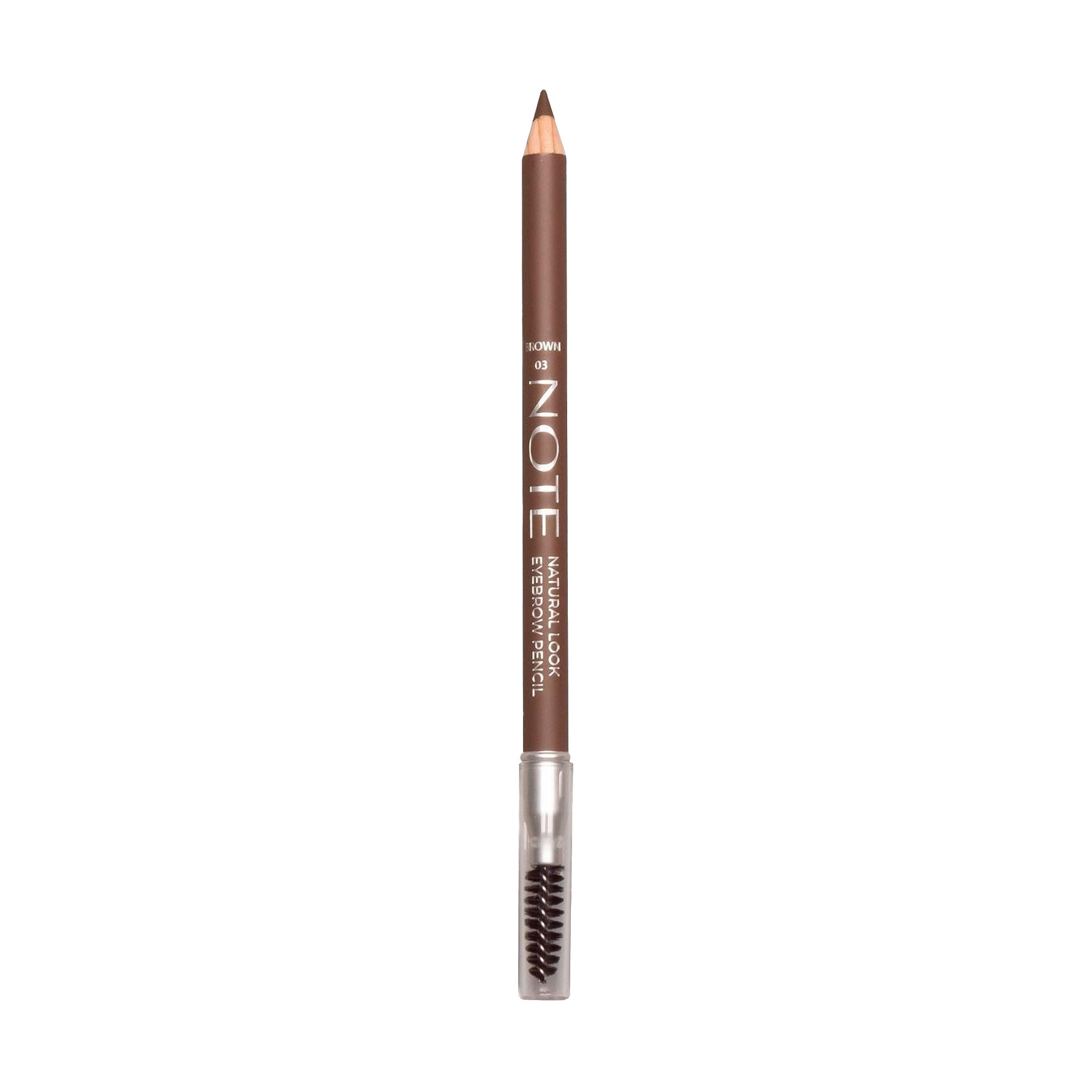 Олівець для брів Note Natural Look Eyebrow Pencil 03 Brown, 1.08 г