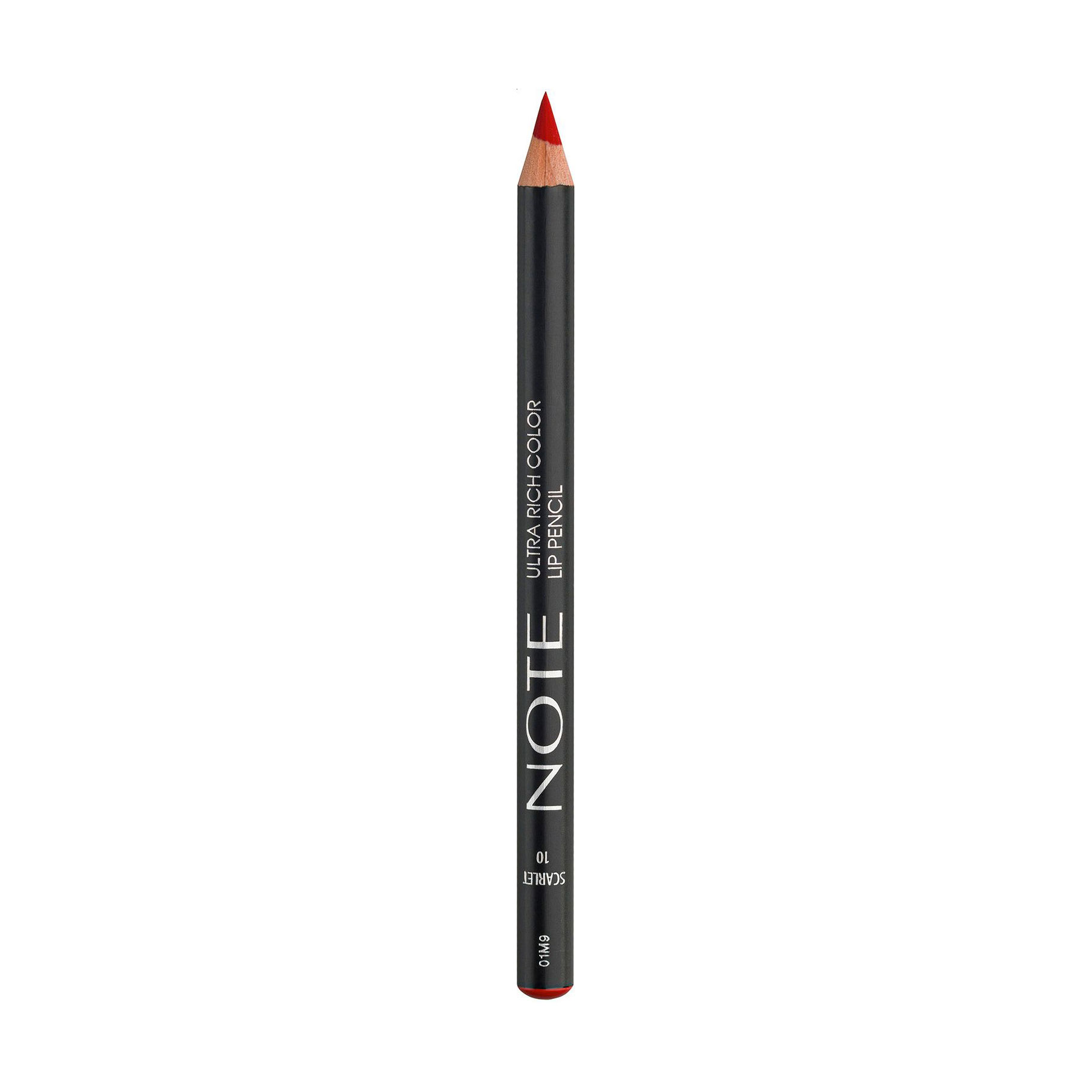 Ультранасичений олівець для губ Note Ultra Rich Color Lip Pencil 10 Scarlet, 1.1 г
